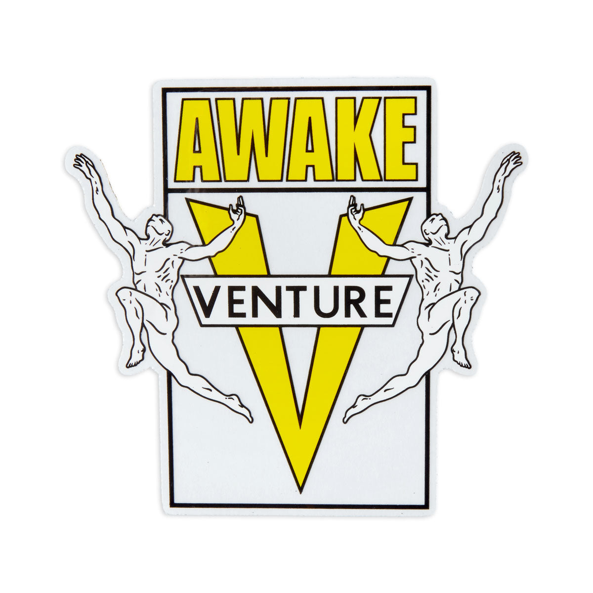 Venture Awake '87 MD Sticker - Yellow