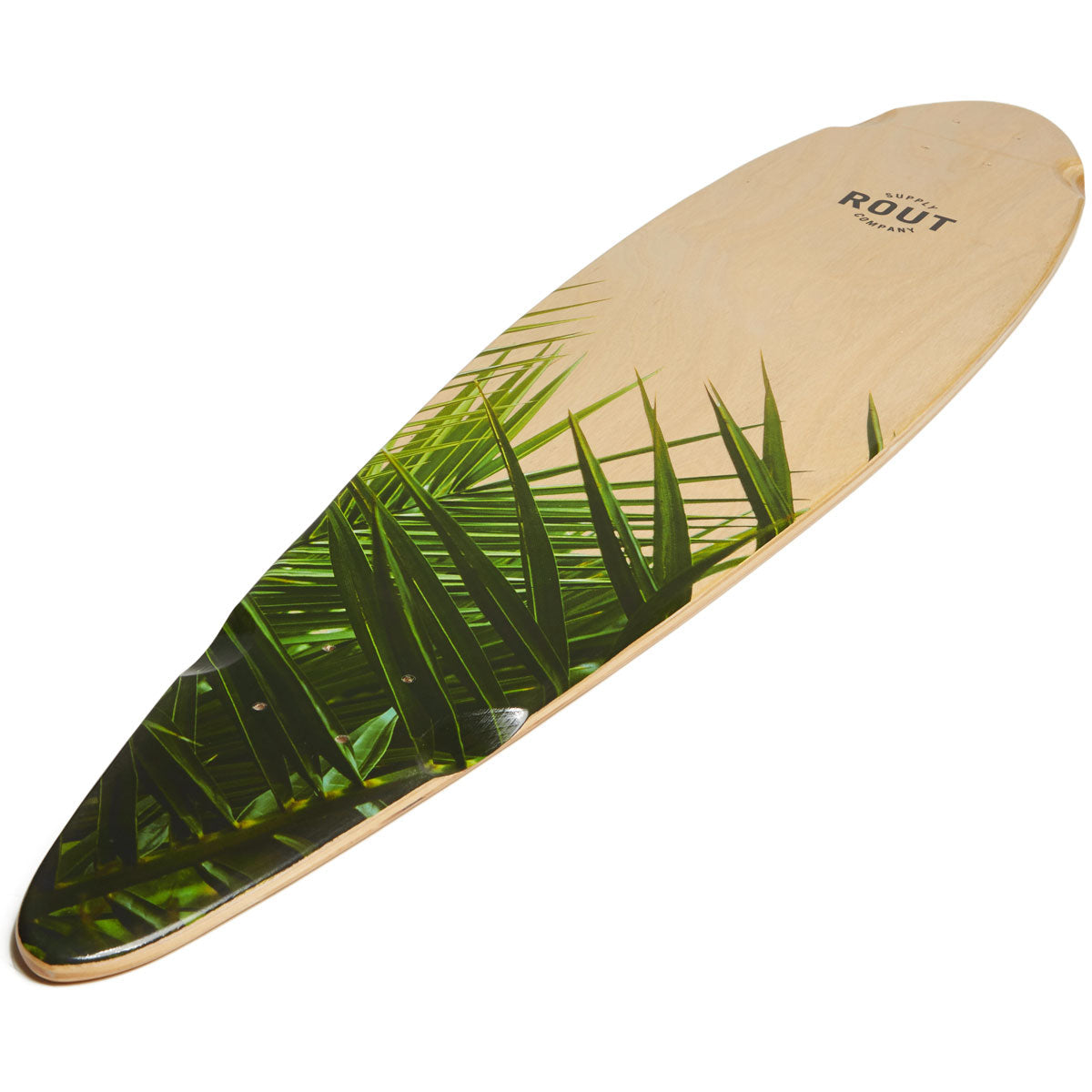 Rout Palms Pintail Longboard Deck