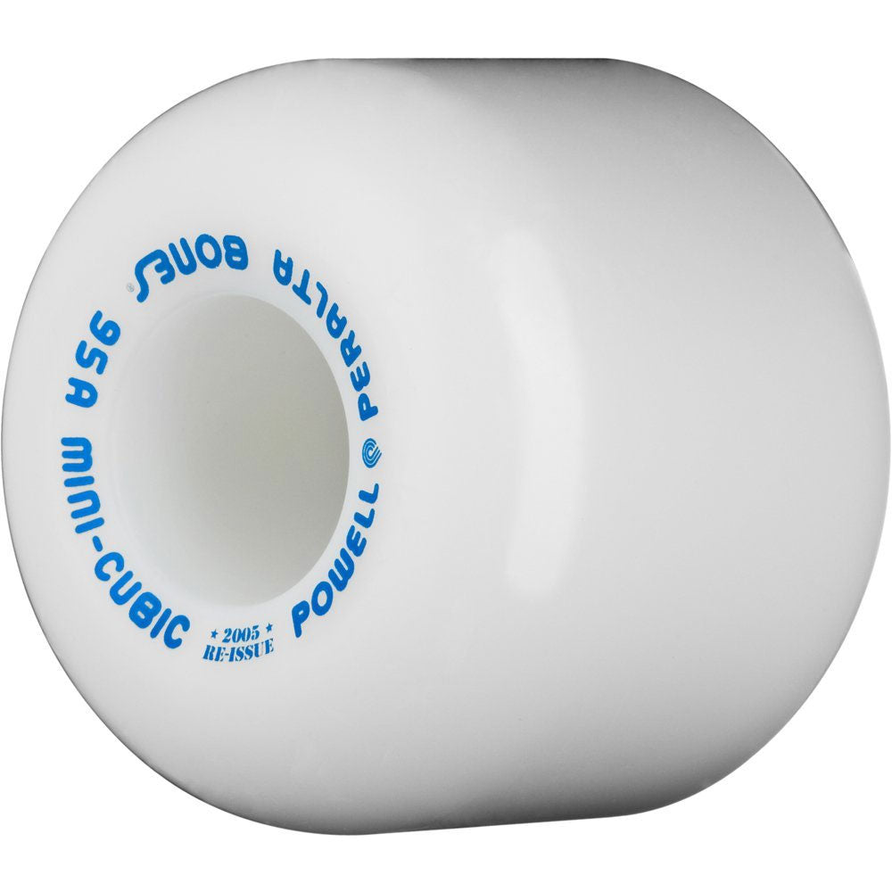 Powell-Peralta Mini Cubics 95A Skateboard Wheels - White - 64mm